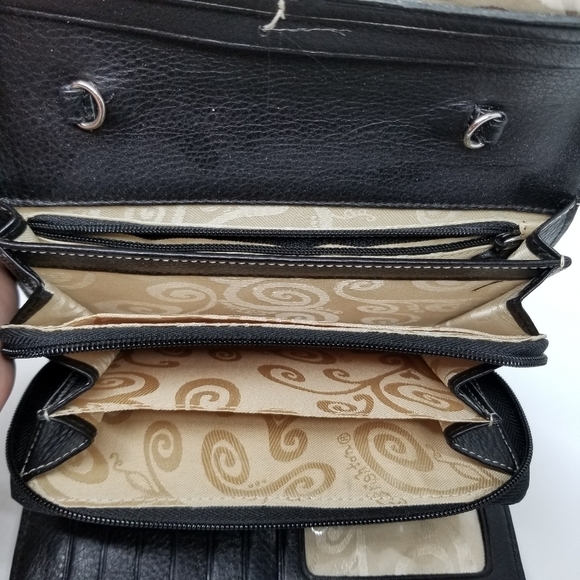 Brighton black croc embossed wallet - Picture 8 of 8